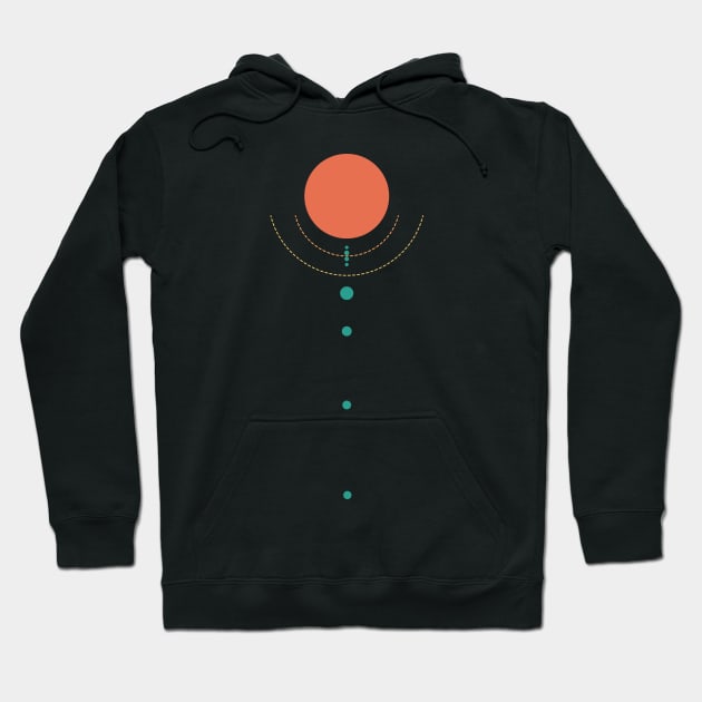 Habitable Zone of Solar System Hoodie by origato